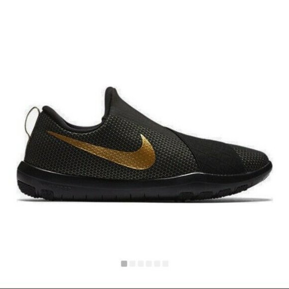 Nike Shoes - NIKE Free Connect AMP WMNS 872977-001 Black/Metallic Gold